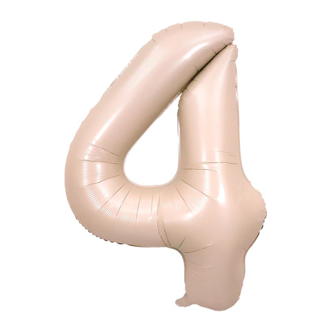 Ballon chiffre Blush, 34 pouces