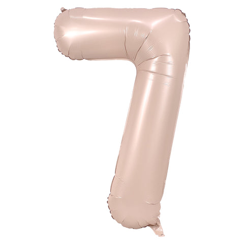 Ballon chiffre Blush, 34 pouces