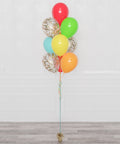 Back to School Confetti Balloon Bouquet, 10 Balloons, sold by Balloon Expert