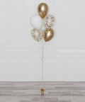 Customize Confetti Balloon Bouquet, 5 Balloons, helium inflated