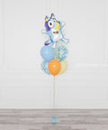 Bluey Supershape Confetti Balloon Bouquet
