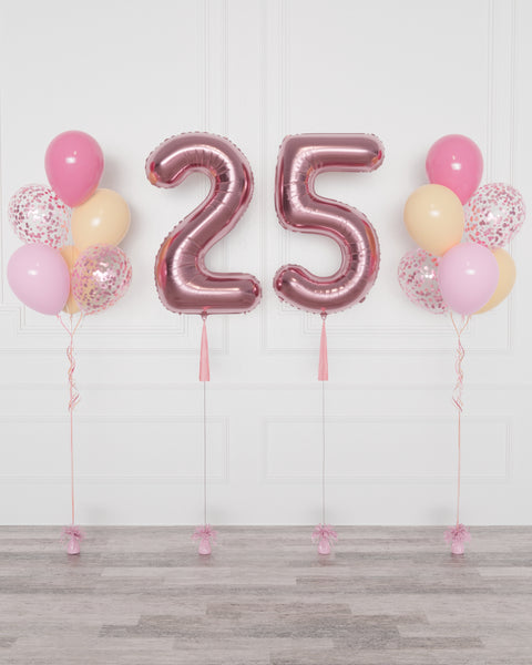 Blush Me! Pink Birthday Balloons