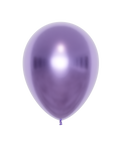 12" Metallic Purple Latex Balloon, helium inflated