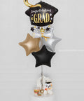 Congratulations Grad Foil Balloon Bouquet, helium inflated