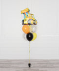 Construction,  Supershape Confetti Balloon Bouquet, Full length image