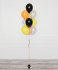 Construction Confetti Balloon Bouquet, 10 Balloons, full image, sold by Balloon Expert