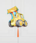 Construction Supershape Balloon with Tassel, Helium Inflated