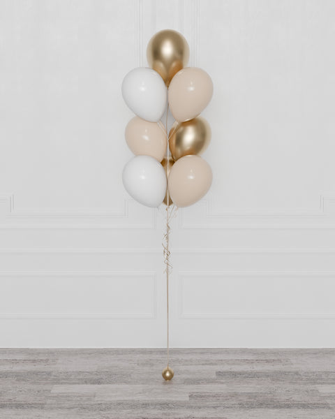 Custom Confetti Balloon Bouquet - 8 Balloons