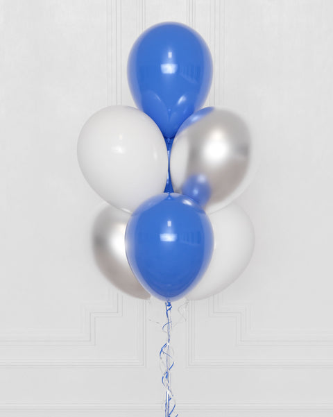 Custom Balloon Bouquet, 7 Balloons, closeup image, helium-inflated