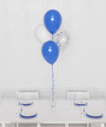 Custom Confetti Balloon Bouquet, 4 Balloons, sold by Balloon Expert