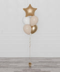 Custom Foil Balloon Bouquet  5 Balloons, no confetti