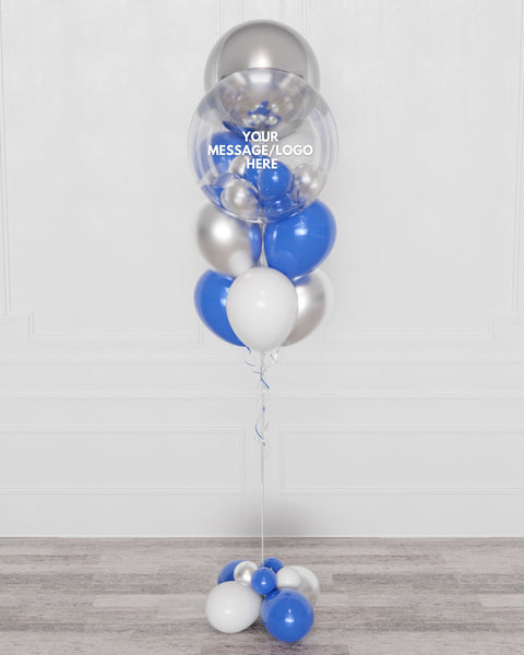 Custom Orbz Bubble Balloon Bouquet