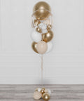 Custom Personalized Orbz Bubble Balloon Bouquet, includes 9 Balloons