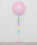 Easter Pastel Giant Balloon with Paper Tassels from Balloon Expert