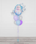 Frozen Supershape Confetti Balloon Bouquet Full  Image 