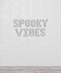 Halloween - "Spooky Vibes" Small Foil Letter Balloons, air-inflated