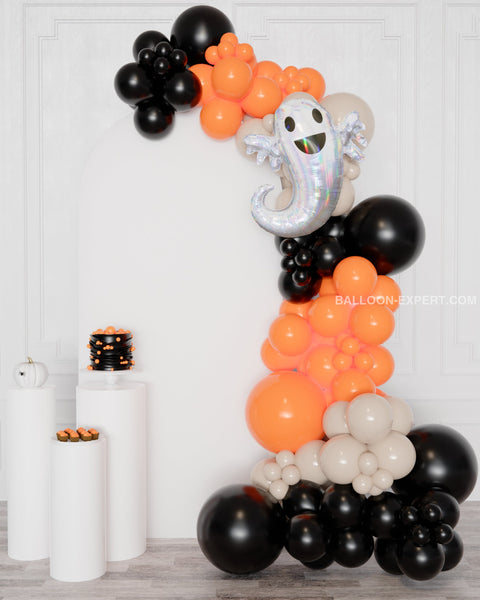Halloween Classic Balloon Garland, 12ft, inflated with air, sold by Balloon Expert