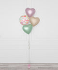 Happy Mother's Day Floral Foil Balloon Bouquet, 4 Balloons 