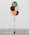 Happy Halloween Balloon Bouquet, 7 Balloons, helium inflated