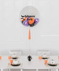 Haunted Halloween Custom Bubble Balloon Filled with Small Balloons, sold by Balloon Expert