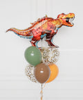 Jurassic World Supershape Confetti Balloon Bouquet, close up image