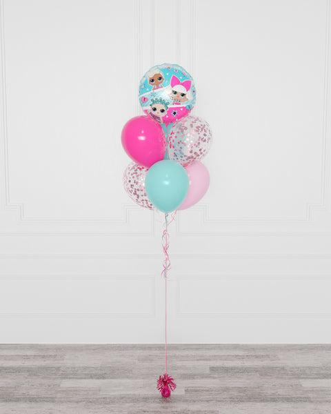 LOL Surprise - Foil Confetti Balloon Bouquet - 7 balloons