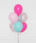 Lol Surprise Confetti Balloon Bouquet, 7 Balloons, close-up image