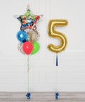 Marvel's Avengers - Supershape Confetti Balloon Bouquet and Number Balloon from Balloon Expert