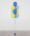 Minions Confetti Balloon Bouquet, 10 Balloons, Full Image