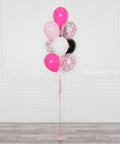 Minnie Mouse Confetti Balloon Bouquet, 10 Balloons, Full Image