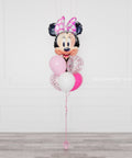 Minnie Mouse Supershape Confetti Balloon Bouquet, full image, Balloon Expert