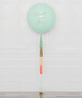 Mint, Coral, Blush, and Gold - Jumbo Balloon with Tassels, sold by Balloon Expert