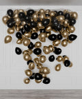 New Year's Eve Balloon Drop, Black and Gold Balloon