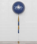 New Year's Eve Navy Blue and Gold - Jumbo Balloon with Tassels, 2026