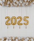 New Years Eve 2025 Balloon Package in White and Gold