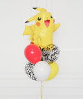 Pokemon Supershape Confetti Balloon Bouquet, close up image, Balloon Expert