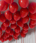 Red Balloon Ceiling, Helium Inflated