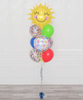 Retirement Sunshine Confetti Balloon Bouquet, 10 Balloons, sold by Balloon Expert