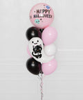 Spooky Cute Ghost Balloon Bouquet, 10 Balloons, close up image