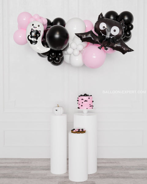 Spooky Cute Halloween Balloon Garland, 6ft, air-inflated