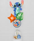 Stitch Foil Balloon Bouquet, 4 Balloons, inflated with helium