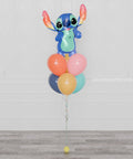 Stitch Supershape Balloon Bouquet, helium inflated