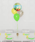 Vive La Retraite Tropical Foil Confetti Balloon Bouquet, 4 Balloons, sold by Balloon Expert