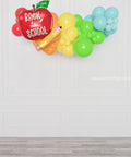 Back to School Balloon Garland, 6 feet, air inflated, sold by Balloon Expert