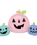 Pastel Pumpkins Supershape Balloon, 35 Inches, sold individually
