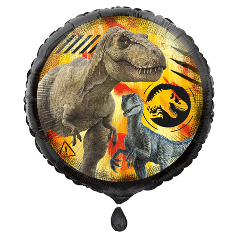 Jurassic World Round Foil Balloon with Dinosaurs, 18 Inches