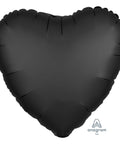 Buy Balloons Black Heart Shape Foil Balloon, 18 Inches sold at Balloon Expert