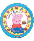 Buy Balloons Peppa Pig Birthday Foil Balloon, 18 Inches sold at Balloon Expert