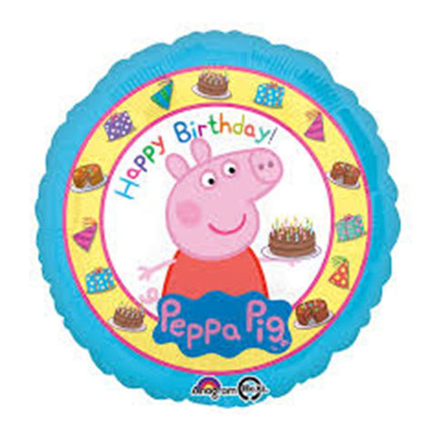Buy Balloons Peppa Pig Birthday Foil Balloon, 18 Inches sold at Balloon Expert