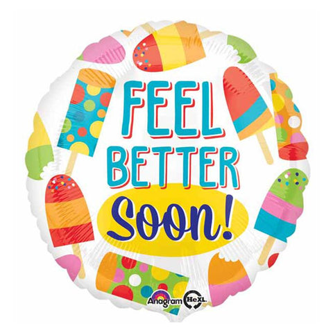 Buy Balloons Feel Better Soon Popsicle Foil Balloon, 18 Inches sold at Balloon Expert